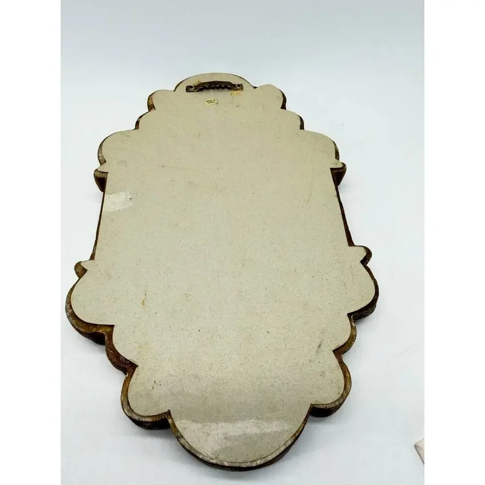 Heavy Ornate Gold Baroque Rococo Resin Wall Mirror Scroll Frame China